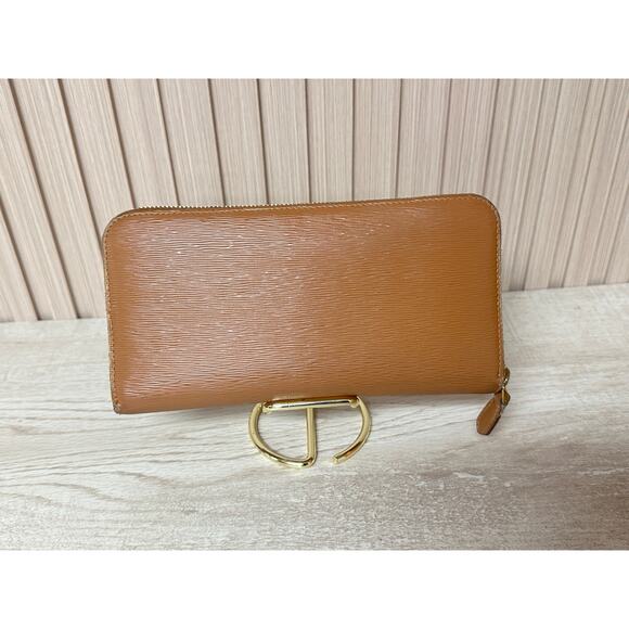 PRADA Saffiano Leather Zip Around Long Wallet in Brown - Picture 8 of 16